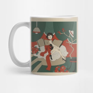 The Girl in the Camellia Room Mug